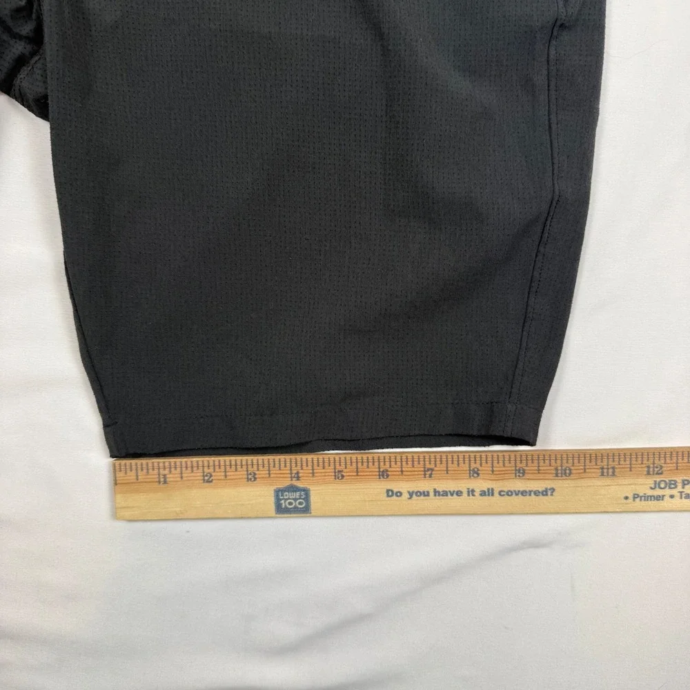 Linksoul Mens Black Boardwalker Golf Shorts Size 33 Stretch LS6170 Regular Fit